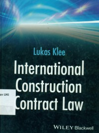 International Construction Contract Law, 1st Edition