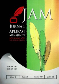 Jurnal Aplikasi Manajemen, Desember 2017