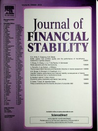 Journal of Financial Stability, October 2019
