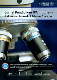 Jurnal Pendidikan IPA Indonesia, October 2016