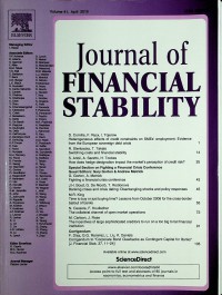 Journal of Financial Stability, April 2019