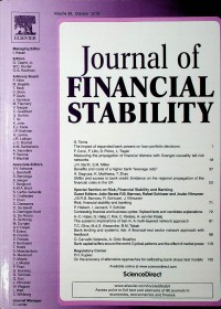 Journal of Financial Stability, October 2018