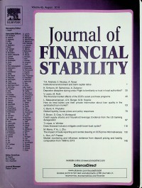 Journal of Financial Stability, August 2019