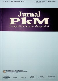 Jurnal PkM, September-Desember 2018