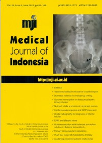 Medical Journal Of Indonesia, June 2017