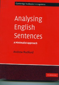 Analysing english sentence: a minimalist approach