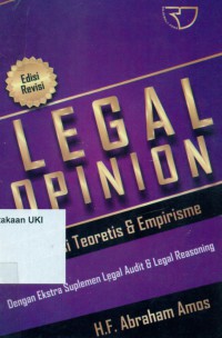 Legal Opinion : aktualisasi teoretis & empirisme