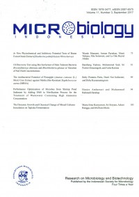 Microbiology Indonesia, September 2017