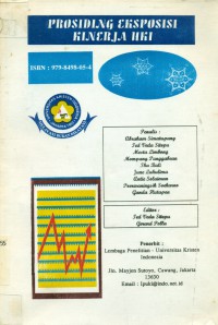Prosiding eksposisi kinerja Universitas Kristen Indonesia Juni 2001