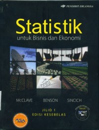 Image of [Statistics for business and economics . Bahasa Indonesia] Statistik untuk bisnis dan ekonomi Jilid 1
