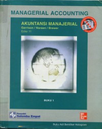 [Managerial accounting. Bahasa Indonesia] Akuntansi manajerial