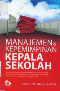 Image of Manajemen & kepemimpinan kepala sekolah