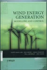Image of Wind energy generation:modelling and control