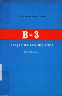 Image of B-3: Belajar Bahasa Belanja : kursus dasar