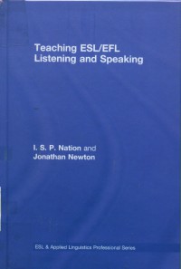 Image of Teaching ESL/EFL Listenig and speaking