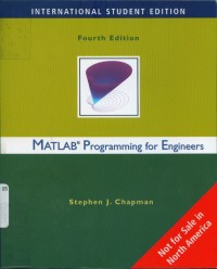 Image of MATLAB programming for engineers