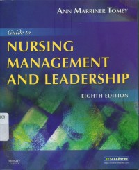 Image of Guide to nursing management and leadership