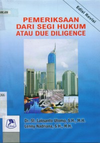 Image of Pemeriksaan dari segi hukum atau due diligence