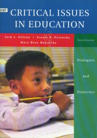 Image of Critical issues in education: dialogues and dialectics