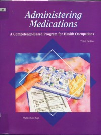Image of Administering Medications: A Competency-Based Program For Health Occupations