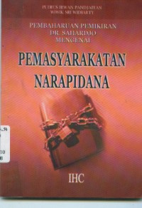 Image of Pembaharuan pemikiran DR.Sahardjo mengenai pemasyarakatan narapidana