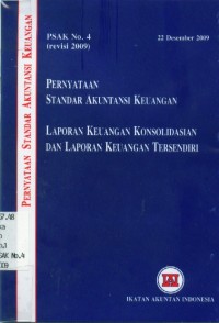 Image of Pernyataan Standar Akuntansi Keuangan:laporan keuangan konsolidasian dan laporan keuangan tersendiri