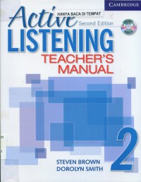 Active Listening Teacher's Manual