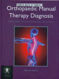 Image of Orthopaedic manual therapy diagnosis : spine and temporomandibular joints