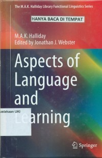 Image of Aspects of Language and Learning