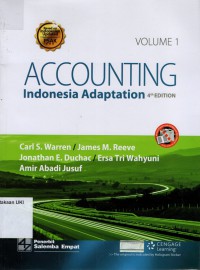 Accounting, 4th Edition Vol.1  : Indonesia Adaption