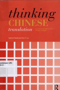 Image of Thinking Chinese Translation : A Course In Translation Method Chinese To English