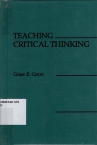 Image of Teaching Critical Thinking
