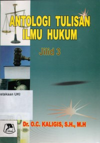 Antologi Tulisan Ilmu Hukum