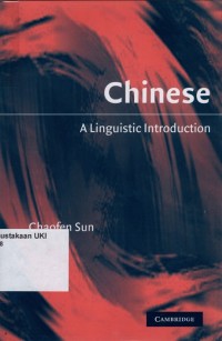 Image of Chinese : a linguistic introduction