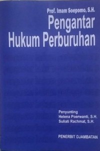 Image of Pengantar Hukum Perburuhan