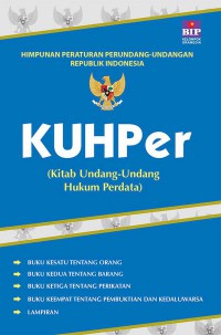 Himpunan peraturan undang-undang KUHer (Kitab Undang-undang hukum perdata)