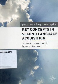 Image of Key Conceps In Second Language Acquistion