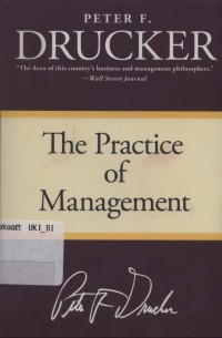 Image of The Practice of management