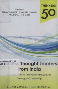 Image of Thinker 50 business thought leaders from India: the best idea on innovation, management, strategy, and leadership