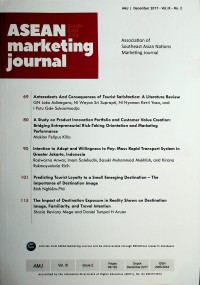 Image of ASEAN Marketing Journal, December 2017