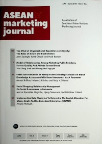 Image of ASEAN Marketing Journal, June 2018