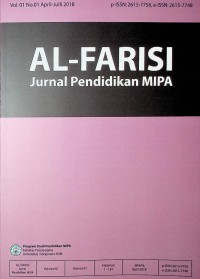 Image of Al-Farisi (Jurnal Pendidikan MIPA), April 2018