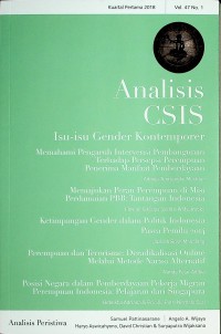 Image of Analisis CSIS Kuartal Pertama 2018