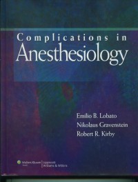 Image of Complications in anesthesiology