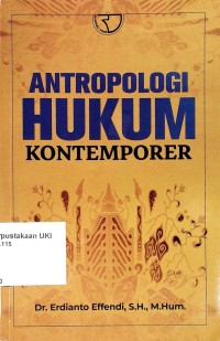 Image of Antropologi Hukum Kontemporer