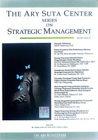 Image of The Ary Suta Center Series on Strategic Management / Juli 2025