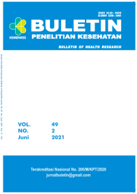 Image of Buletin Penelitian Kesehatan, Juni 2021