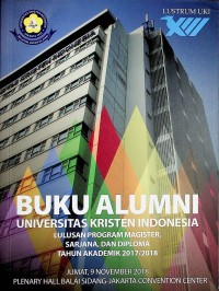 Image of Buku Alumni Universitas Kristen Indonesia Tahun Akademik  2017-2018