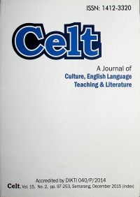 Celt : A journal of Culture, English Language Teaching and Literature ; December 2015