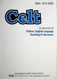 Celt : A journal of Culture, English Language Teaching and Literature ; July 2016